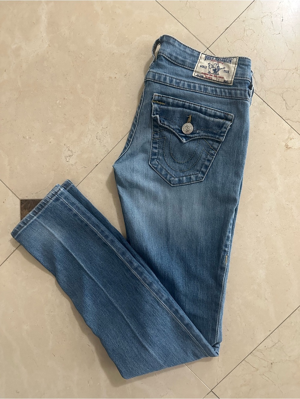 True Religion Women's Light Blue Skinny Jeans - 26